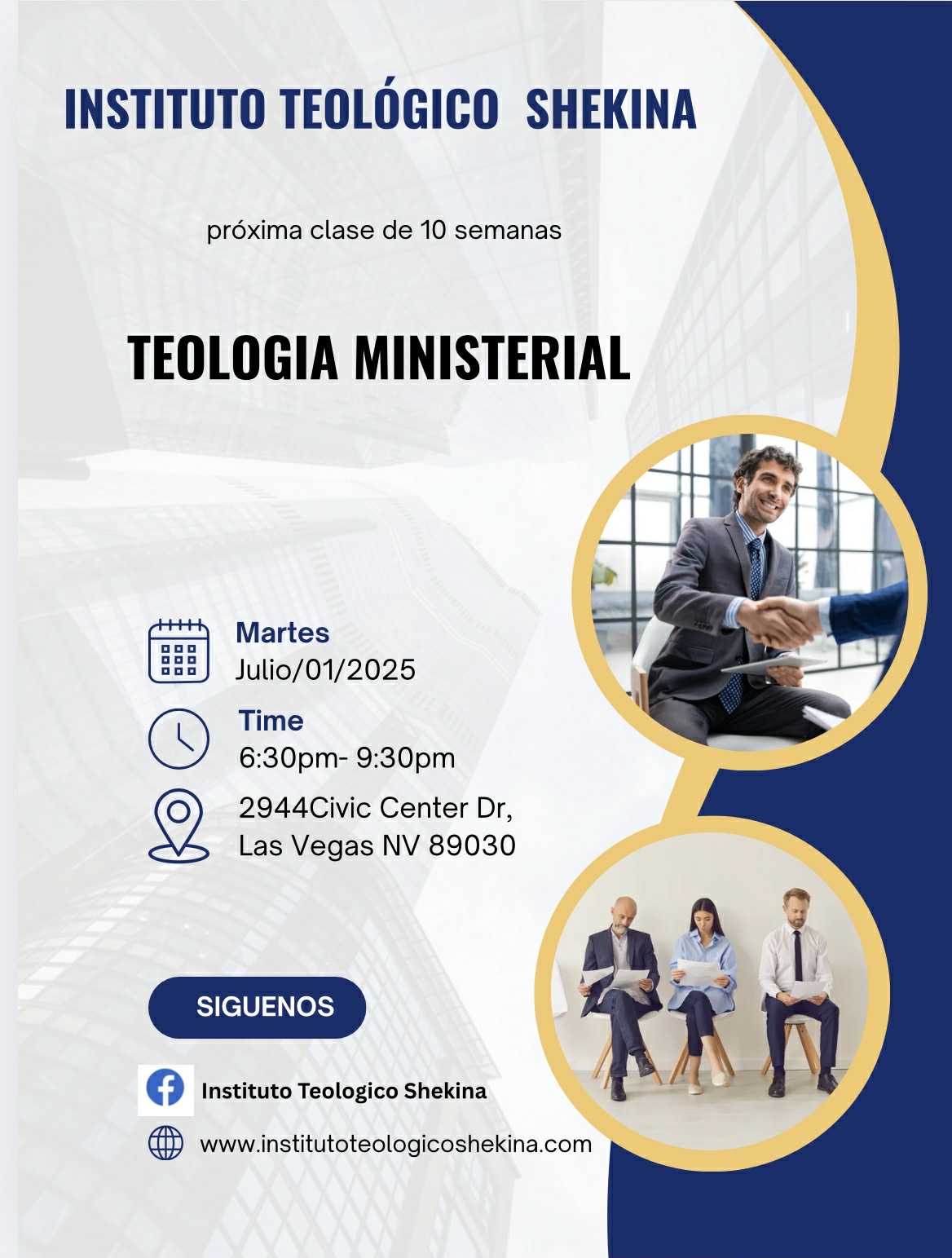 Evento de teologia ministerial julio 2025